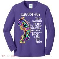 August Girl Paisley Butterfly Kids Long Sleeve Shirt thumb 0
