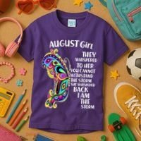 August Girl Paisley Butterfly Kids T-Shirt thumb 3