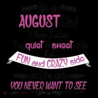 August Girl Sweet But Crazy Funny Birthday Coffee Mug thumb 5