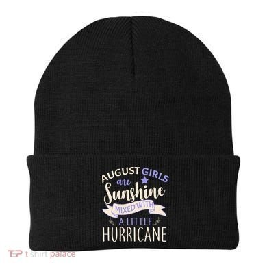 August Girls Are Sunshine Mixed With Hurricane Beanie