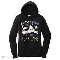 August Girls Are Sunshine Mixed With Hurricane Women's Hoodie thumb 0