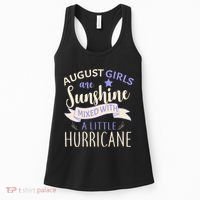 August Girls Are Sunshine Mixed With Hurricane Women's Tank Top thumb 0
