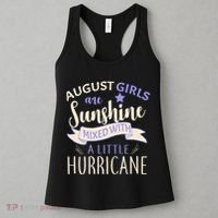 August Girls Are Sunshine Mixed With Hurricane Women's Tank Top thumb 3