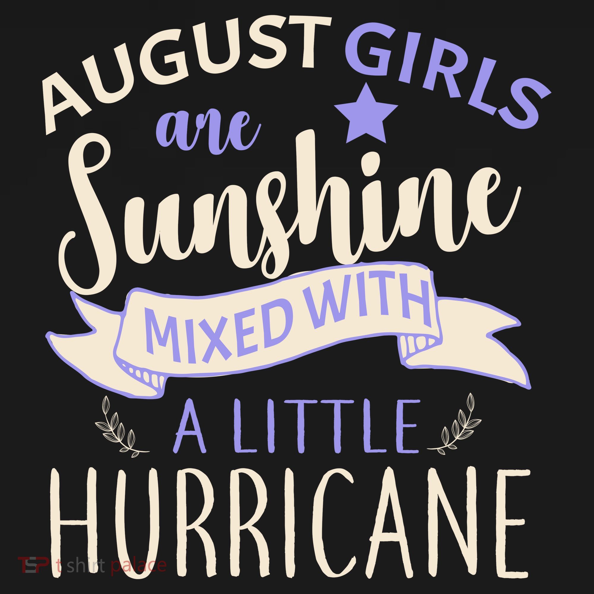 August Girls Are Sunshine Mixed With Hurricane Baby Bodysuit