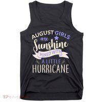 August Girls Are Sunshine Mixed With Hurricane Tank Top thumb 0