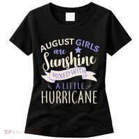 August Girls Are Sunshine Mixed With Hurricane Women's T-Shirt thumb 0
