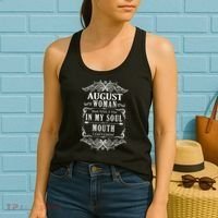 August Woman Funny Birthday Women's Tank Top thumb 2