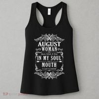 August Woman Funny Birthday Women's Tank Top thumb 3