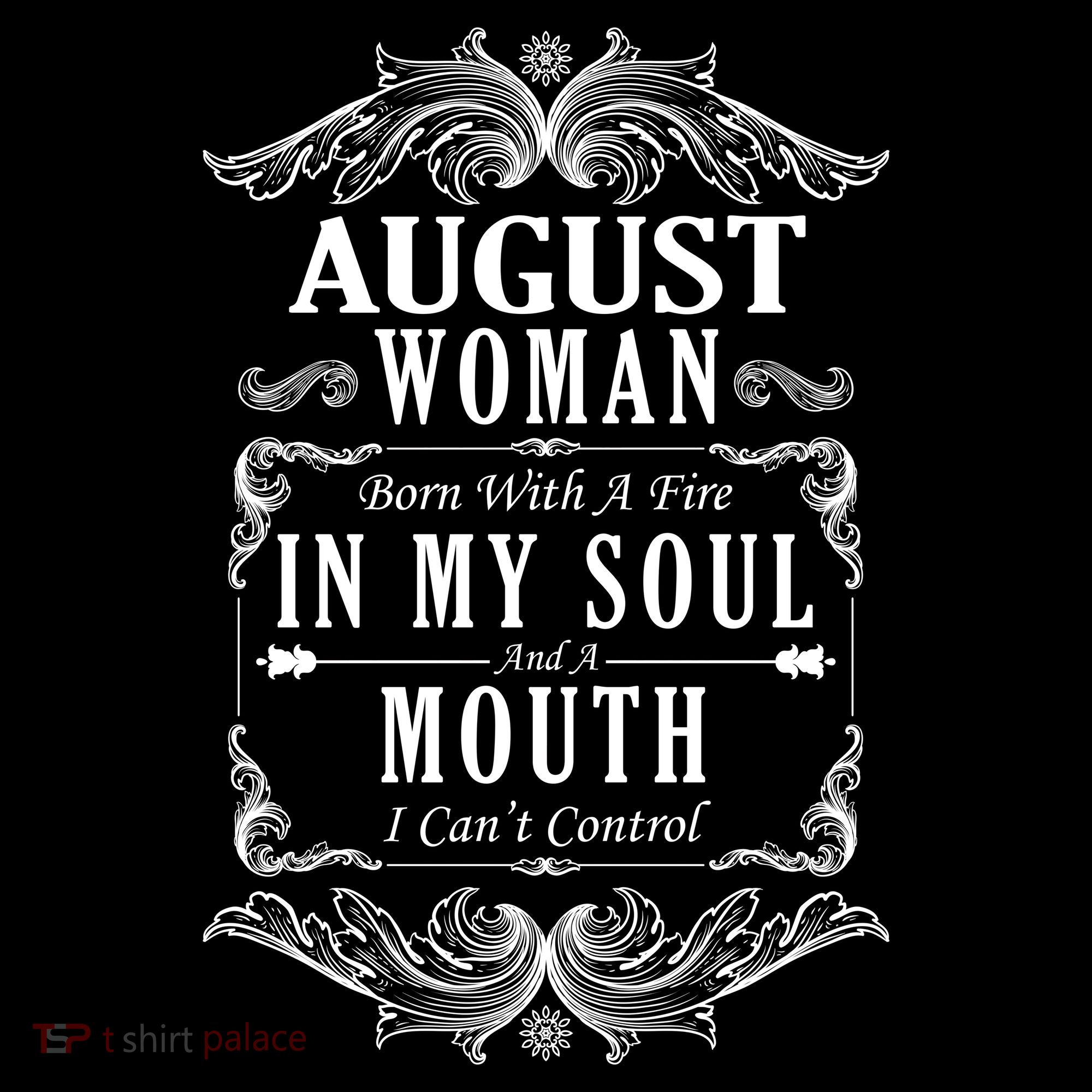 August Woman Funny Birthday Women's Tank Top