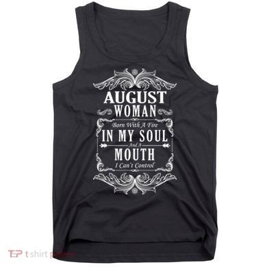 August Woman Funny Birthday Tank Top