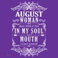 August Woman Funny Birthday Coaster thumb 2