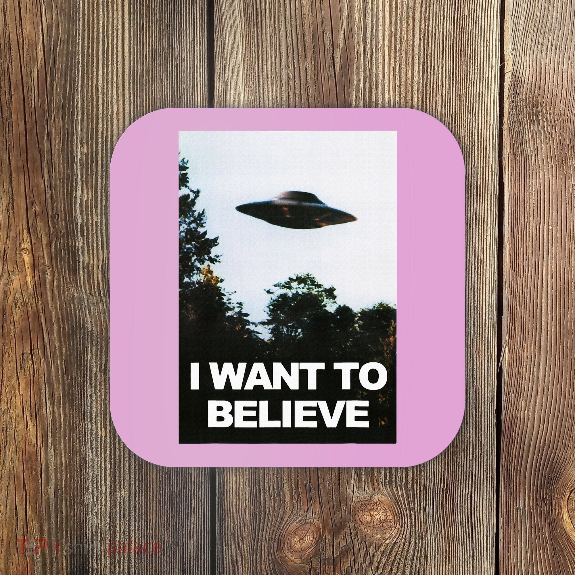 Alien Ufo Hunter I Want To Believe Coaster