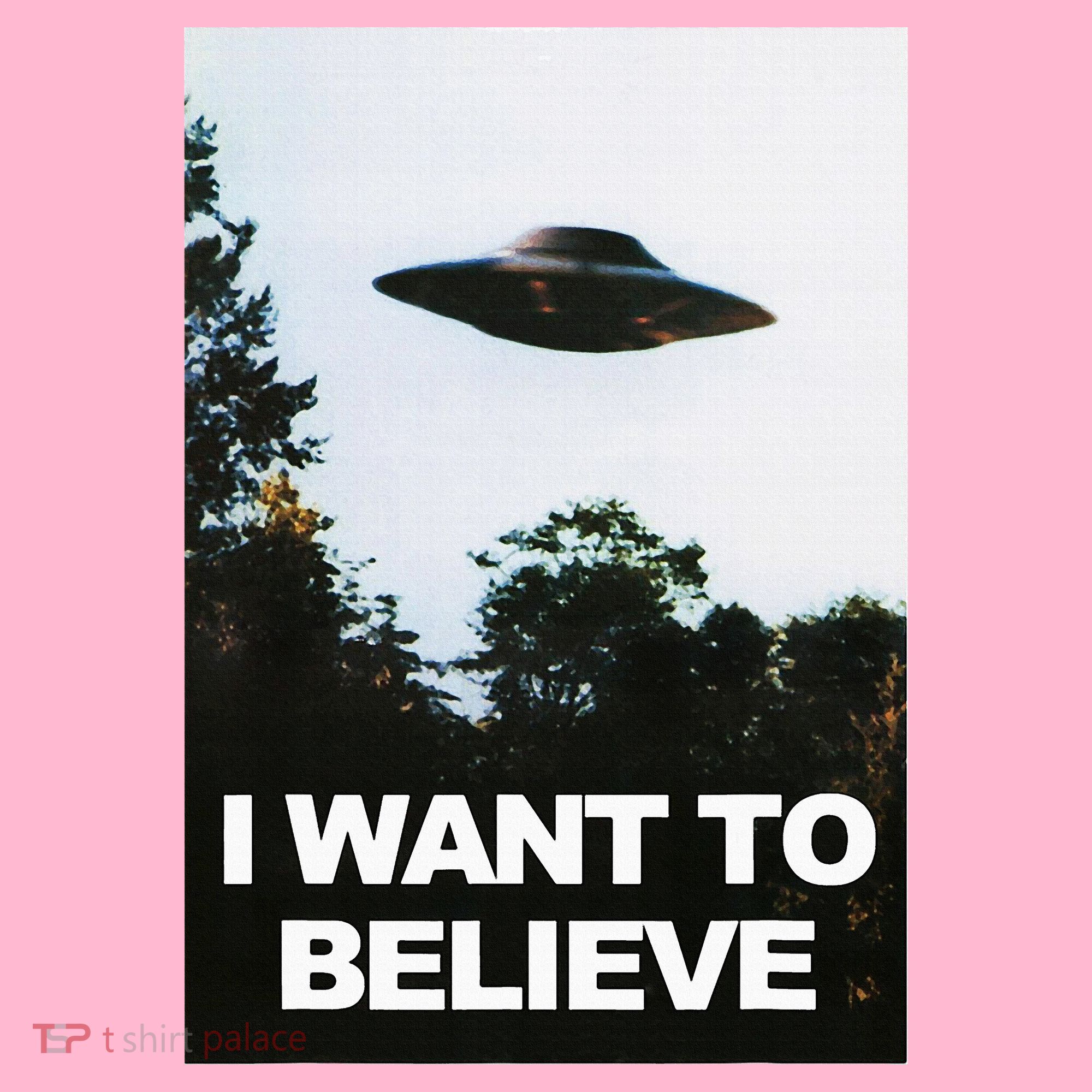 Alien Ufo Hunter I Want To Believe Coaster