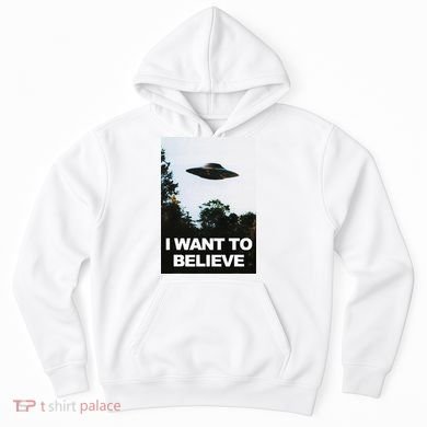 Alien Ufo Hunter I Want To Believe Hoodie