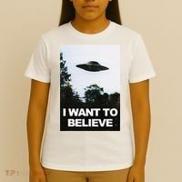 Alien Ufo Hunter I Want To Believe T-Shirt thumb 4