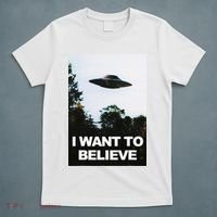 Alien Ufo Hunter I Want To Believe T-Shirt thumb 5