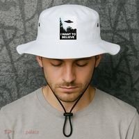 Alien Ufo Hunter I Want To Believe Bucket Hat thumb 2