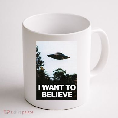 Alien Ufo Hunter I Want To Believe Coffee Mug back