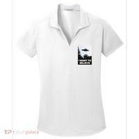 Alien Ufo Hunter I Want To Believe Women's Dry Zone Grid Polo thumb 0