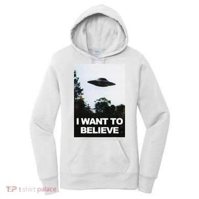 Alien Ufo Hunter I Want To Believe Women's Hoodie