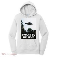 Alien Ufo Hunter I Want To Believe Women's Hoodie thumb 0
