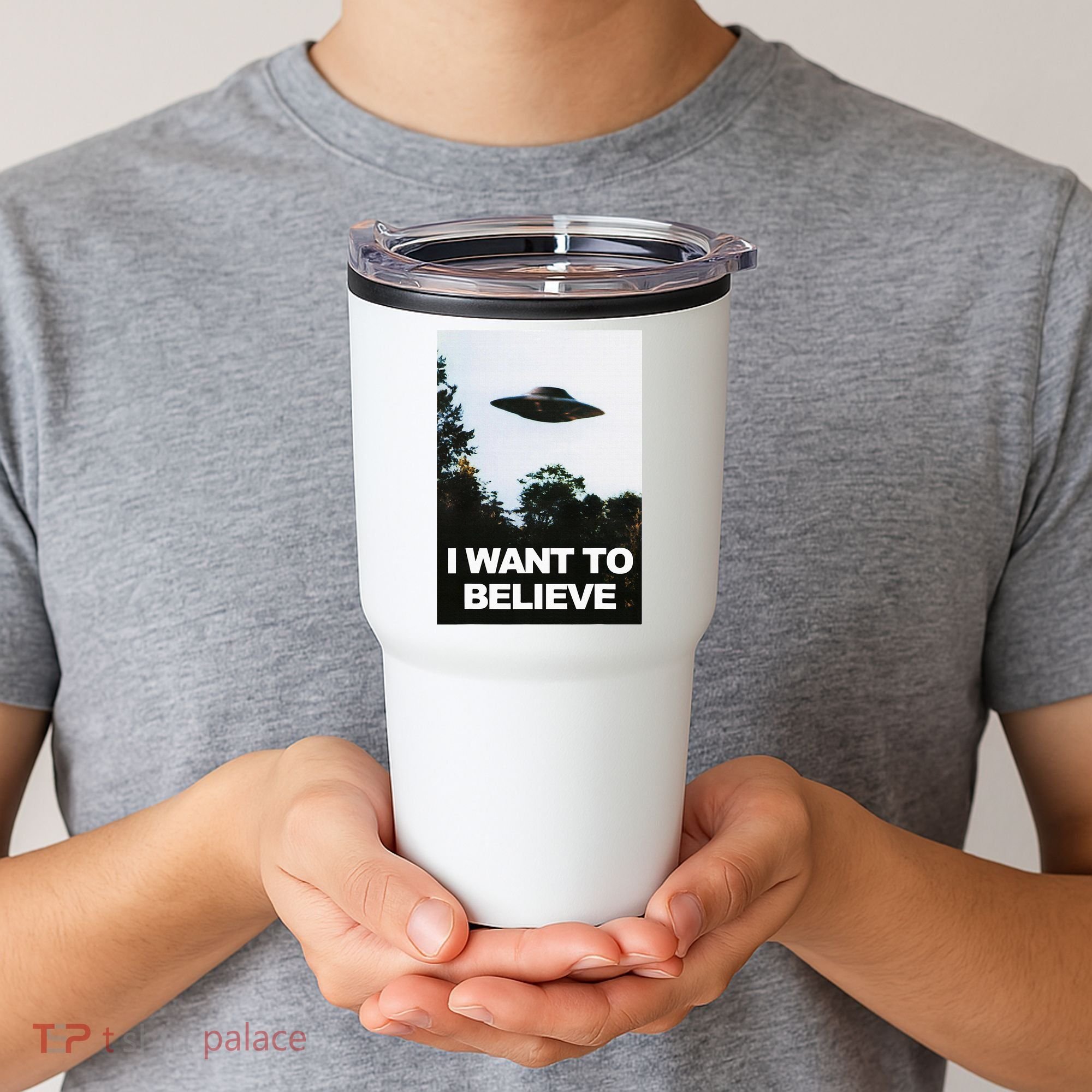 Alien Ufo Hunter I Want To Believe Tumbler