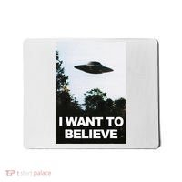 Alien Ufo Hunter I Want To Believe Mousepad thumb 0