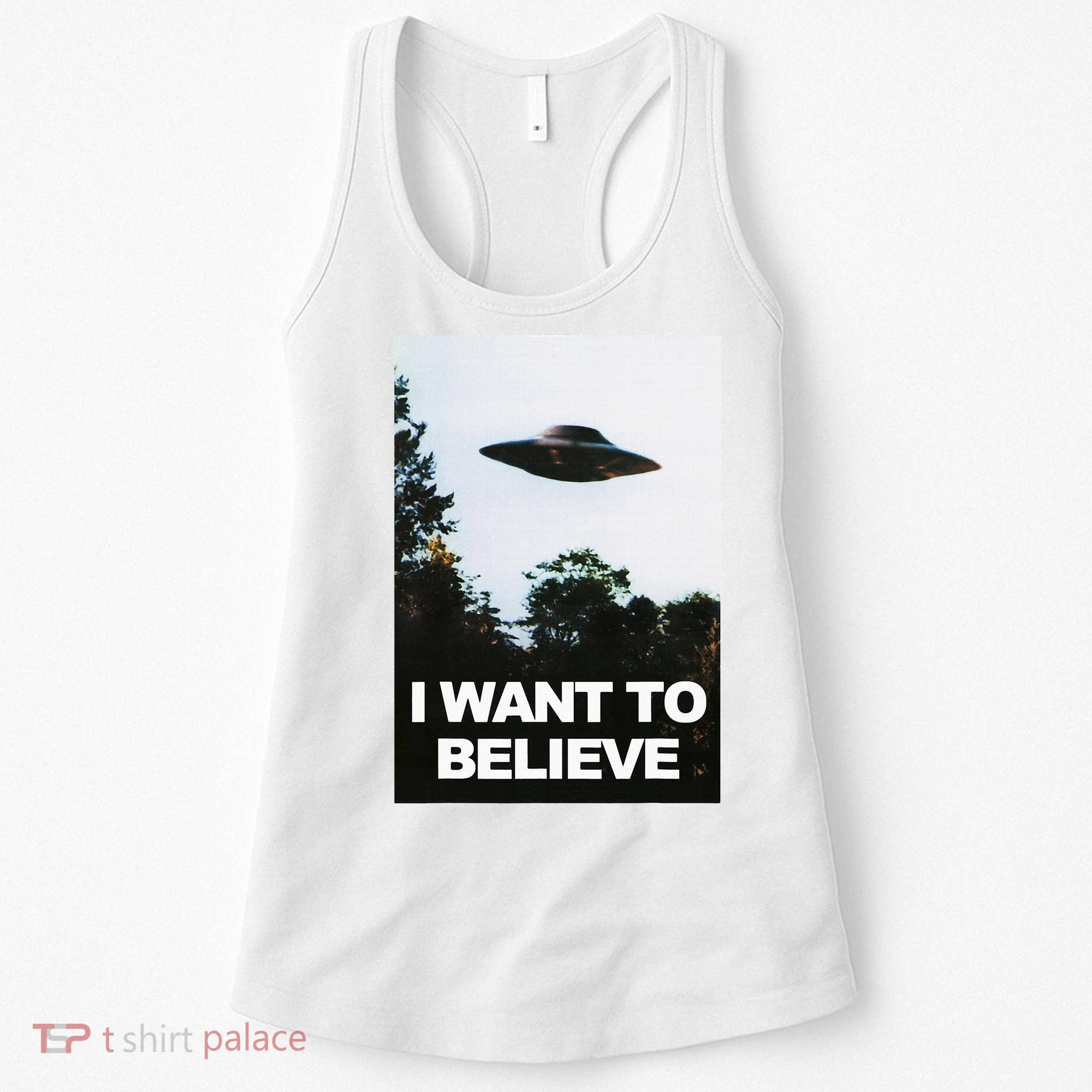 Alien Ufo Hunter I Want To Believe Women's Tank Top