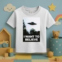 Alien Ufo Hunter I Want To Believe Toddler T-Shirt thumb 3