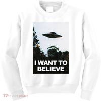 Alien Ufo Hunter I Want To Believe Kids Sweatshirt thumb 0