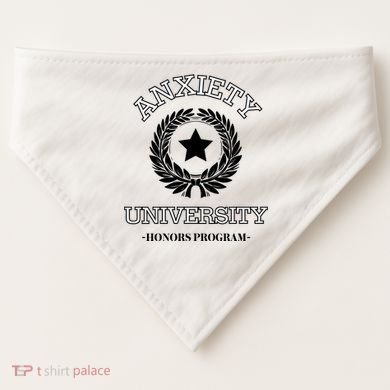 Anxiety University Honors Program USA-Made Doggie Bandana