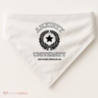 Anxiety University Honors Program USA-Made Doggie Bandana thumb 0