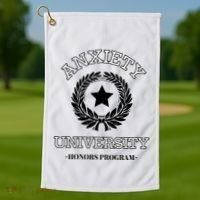 Anxiety University Honors Program Golf Towel thumb 1