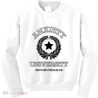 Anxiety University Honors Program Kids Sweatshirt thumb 0