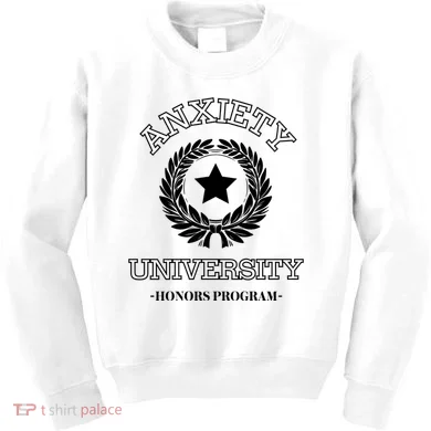 Anxiety University Honors Program Kids Sweatshirt
