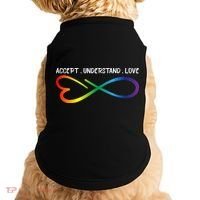 Accept Understand Love Neurodiversity Infinity Autism Doggie Tank thumb 0