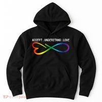 Accept Understand Love Neurodiversity Infinity Autism Hoodie thumb 0