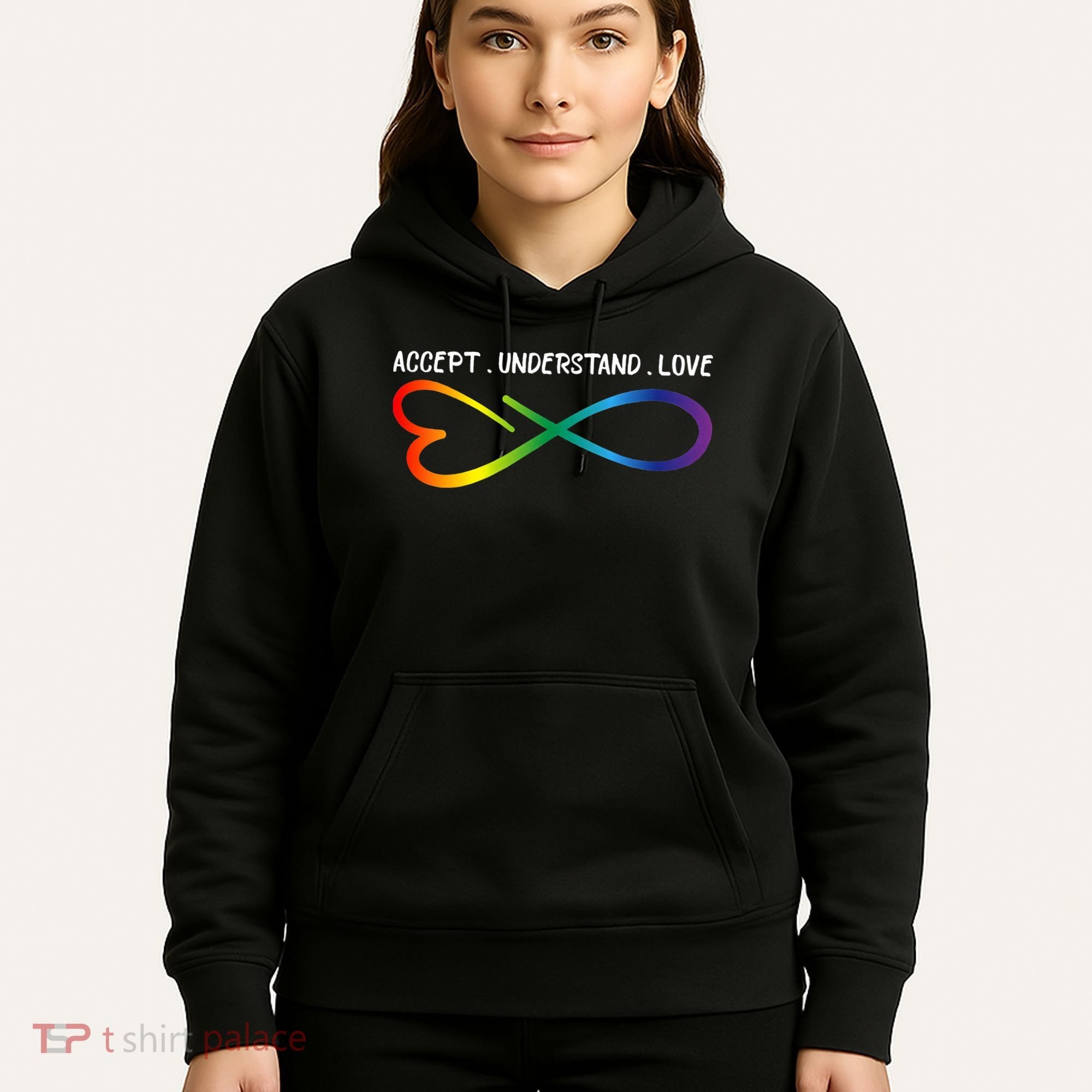 Accept Understand Love Neurodiversity Infinity Autism Hoodie