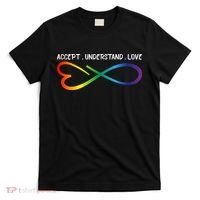 Accept Understand Love Neurodiversity Infinity Autism T-Shirt thumb 0
