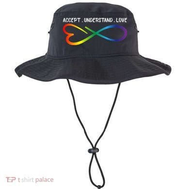 Accept Understand Love Neurodiversity Infinity Autism Bucket Hat