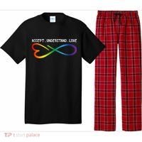 Accept Understand Love Neurodiversity Infinity Autism Pajama Set thumb 0