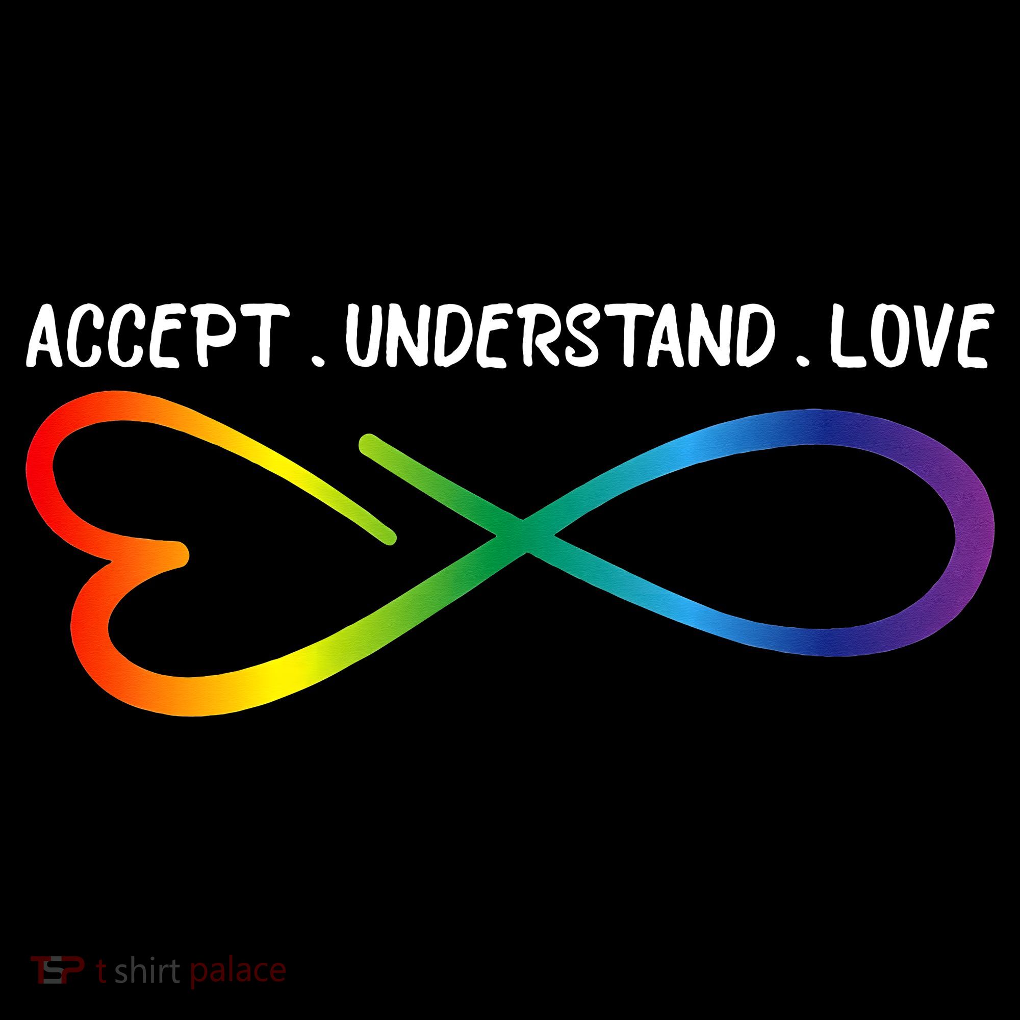 Accept Understand Love Neurodiversity Infinity Autism Baby Bodysuit