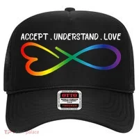 Accept Understand Love Neurodiversity Infinity Autism Hat thumb 0