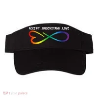 Accept Understand Love Neurodiversity Infinity Autism Visor thumb 0