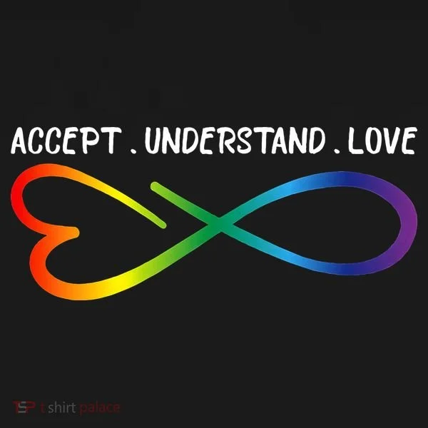 Accept Understand Love Neurodiversity Infinity Autism Women's T-Shirt