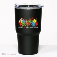 Accept Understand Love Baseball Autism Coquette Teacher Tumbler thumb 0