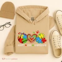 Accept Understand Love Baseball Autism Coquette Teacher Hoodie thumb 4