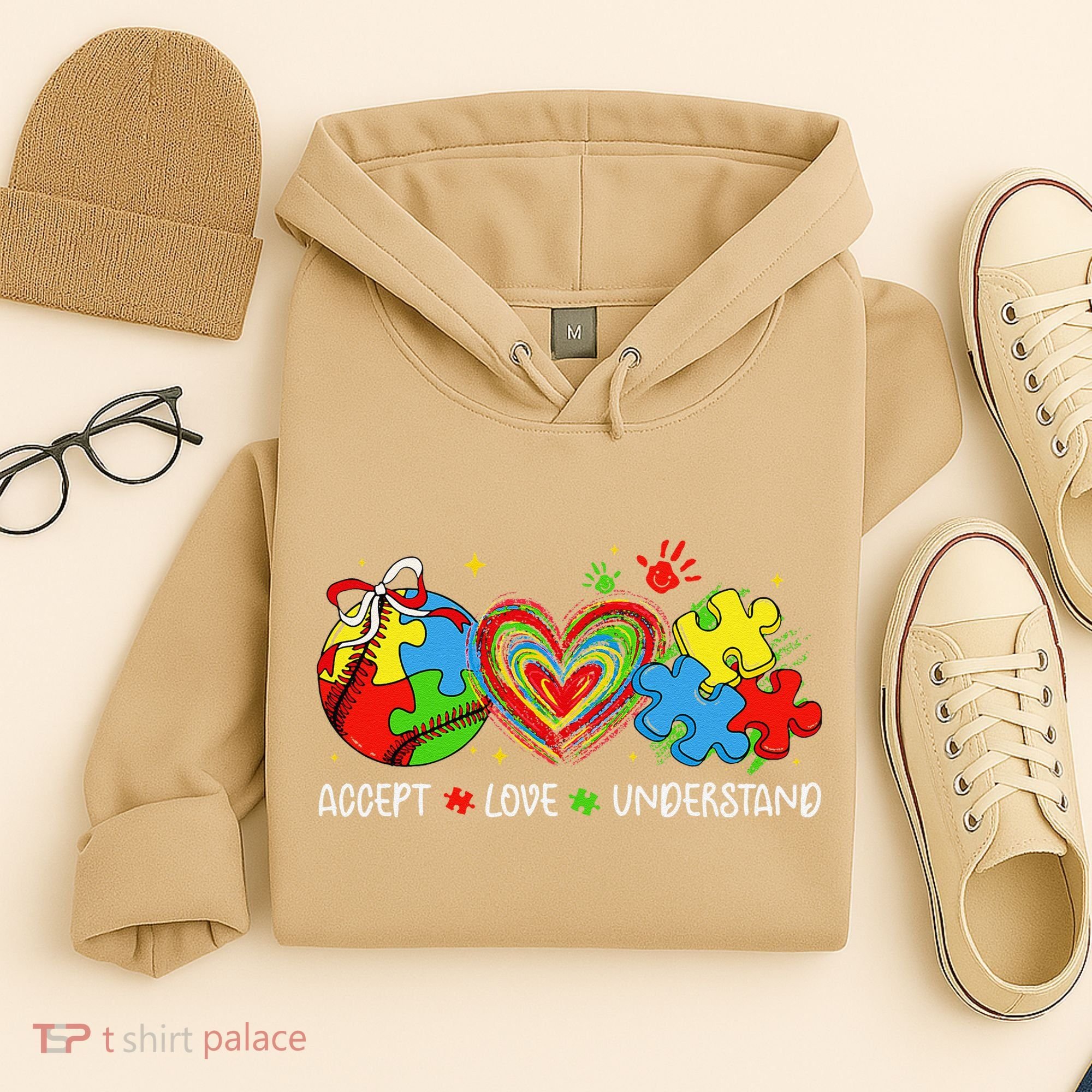 Accept Understand Love Baseball Autism Coquette Teacher Hoodie