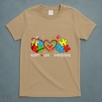 Accept Understand Love Baseball Autism Coquette Teacher T-Shirt thumb 5