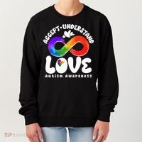 Accept Understand Love Autism Awareness Women's Sweatshirt thumb 0